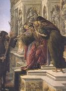 Sandro Botticelli Calumny oil